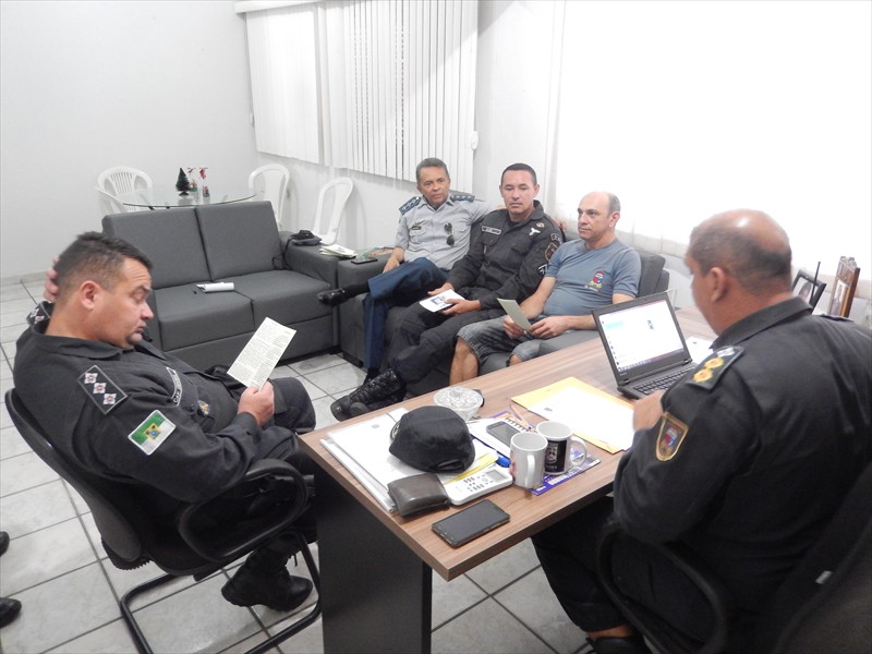 Reuniões sobre o Coral CPI e 5º BPM